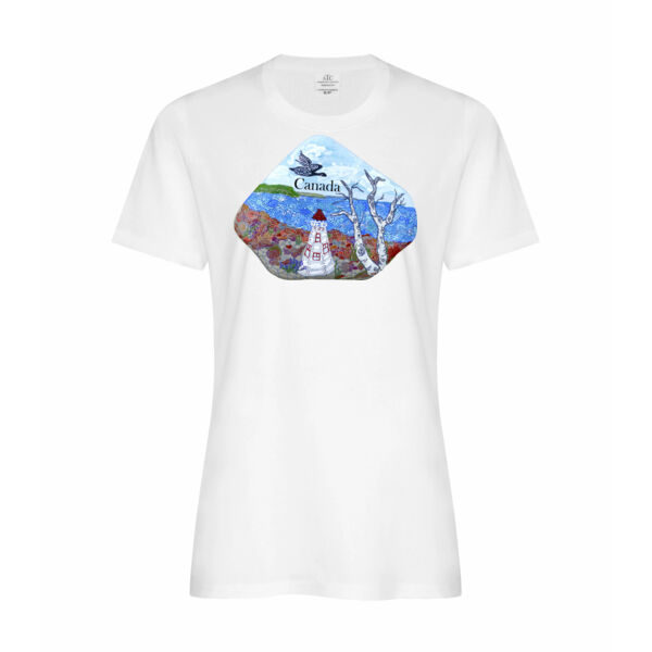 Canada Rock, Cotton Ladies T-Shirt Thumbnail