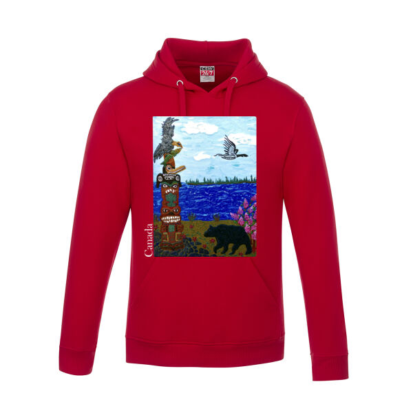 Totem and Bear Comfy Hoodie Thumbnail